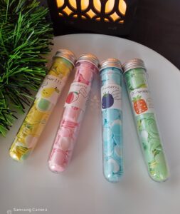 Tube paper soap