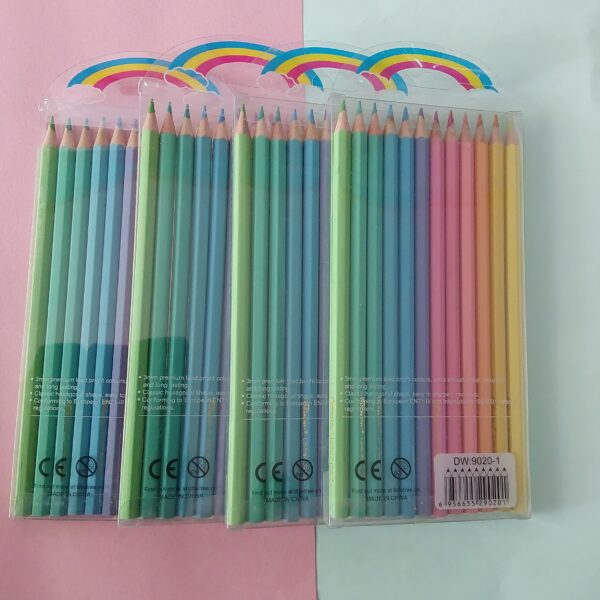 pastel colour pencils