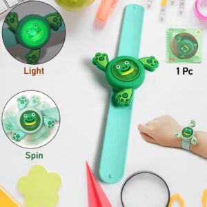 LED Slap Band Spinner - green