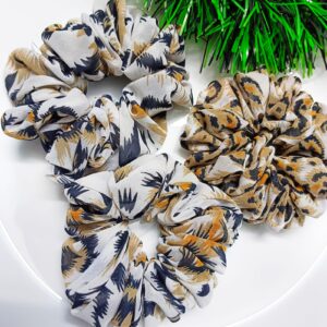 XXL Tiger printed Scrunchies