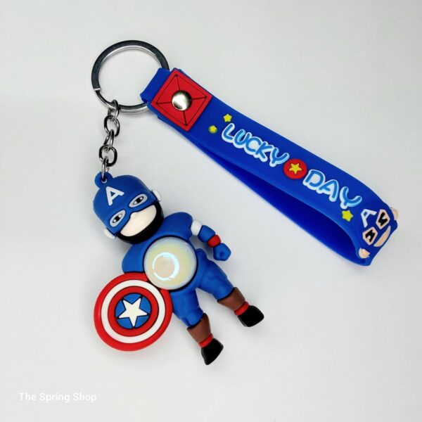 3D Avengers Light Keychain - Captain America